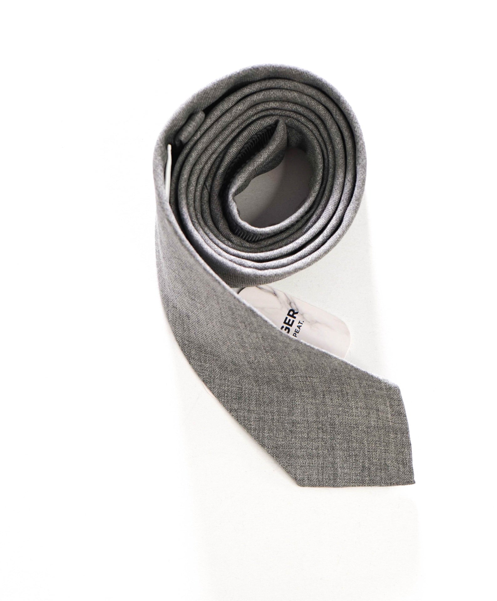 $190 THOM BROWNE - Solid Gray - 2.25" Tie