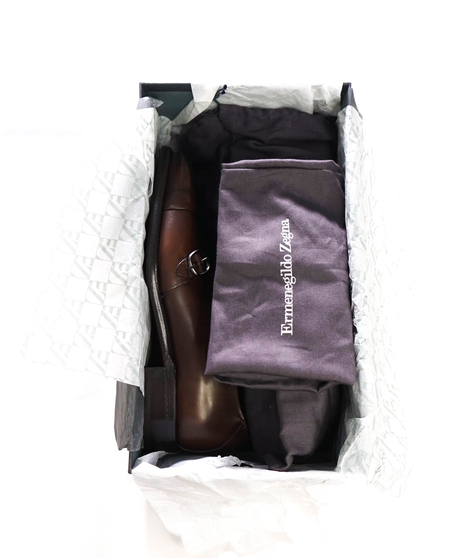 $1,195 ZEGNA - Brown GOODYEAR Monk Straps - US 9 (8UK)