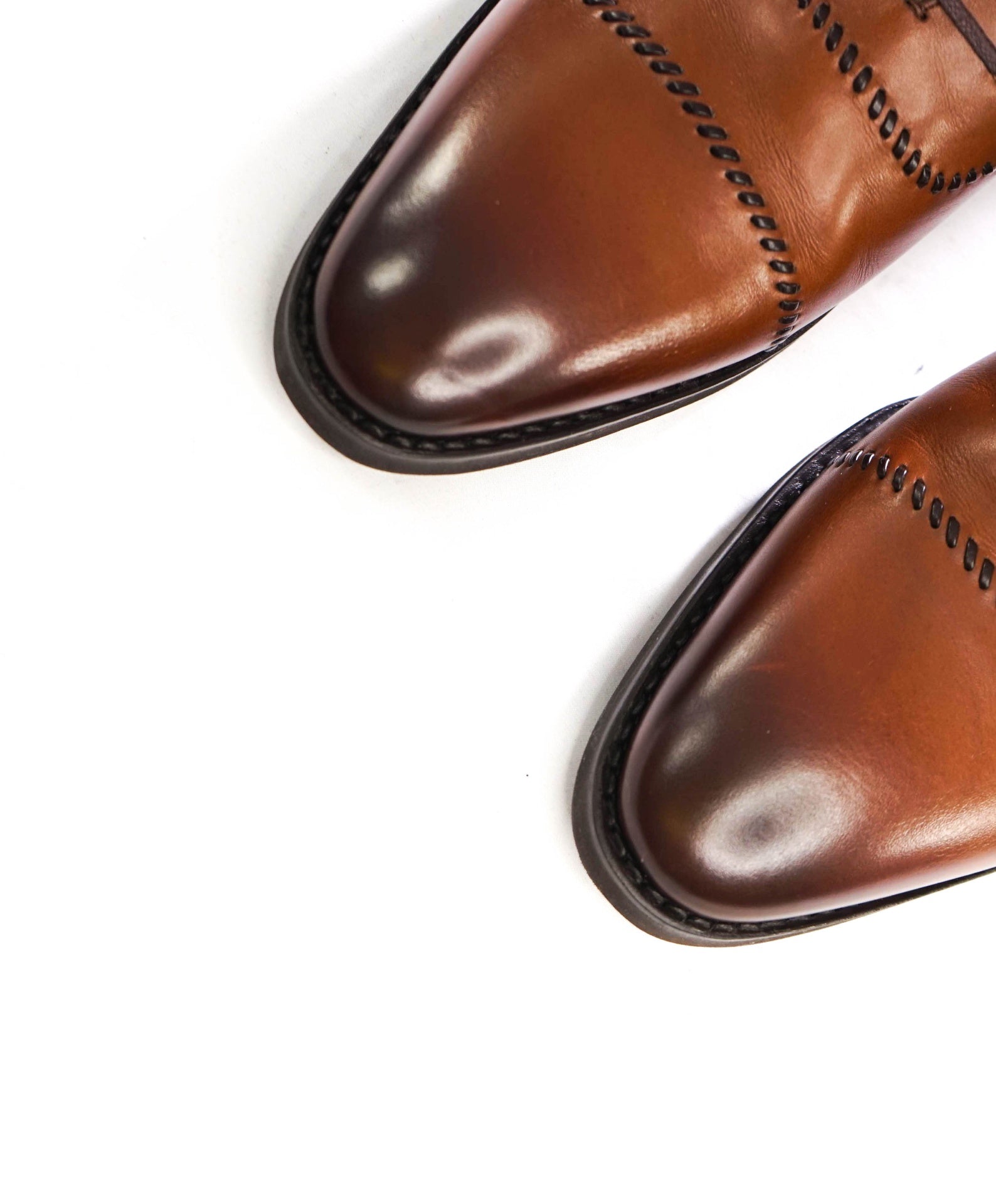 $1,300 BALLY - Brown GOODYEAR Leather Oxfords - US 12 (11UK)
