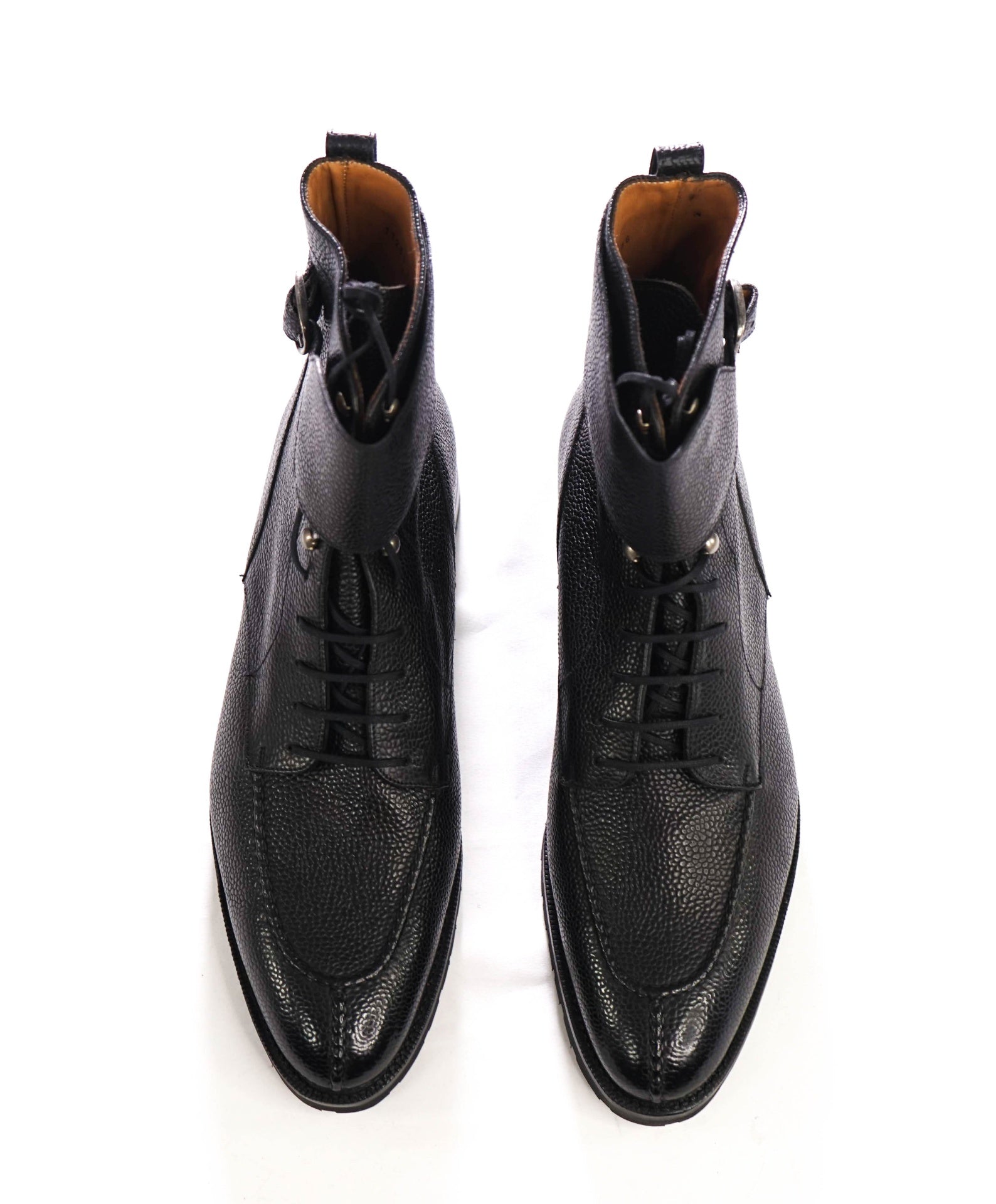 J. FITZPATRICK - Black Leather "COLVILLE" Boots - US 12 (11UK)