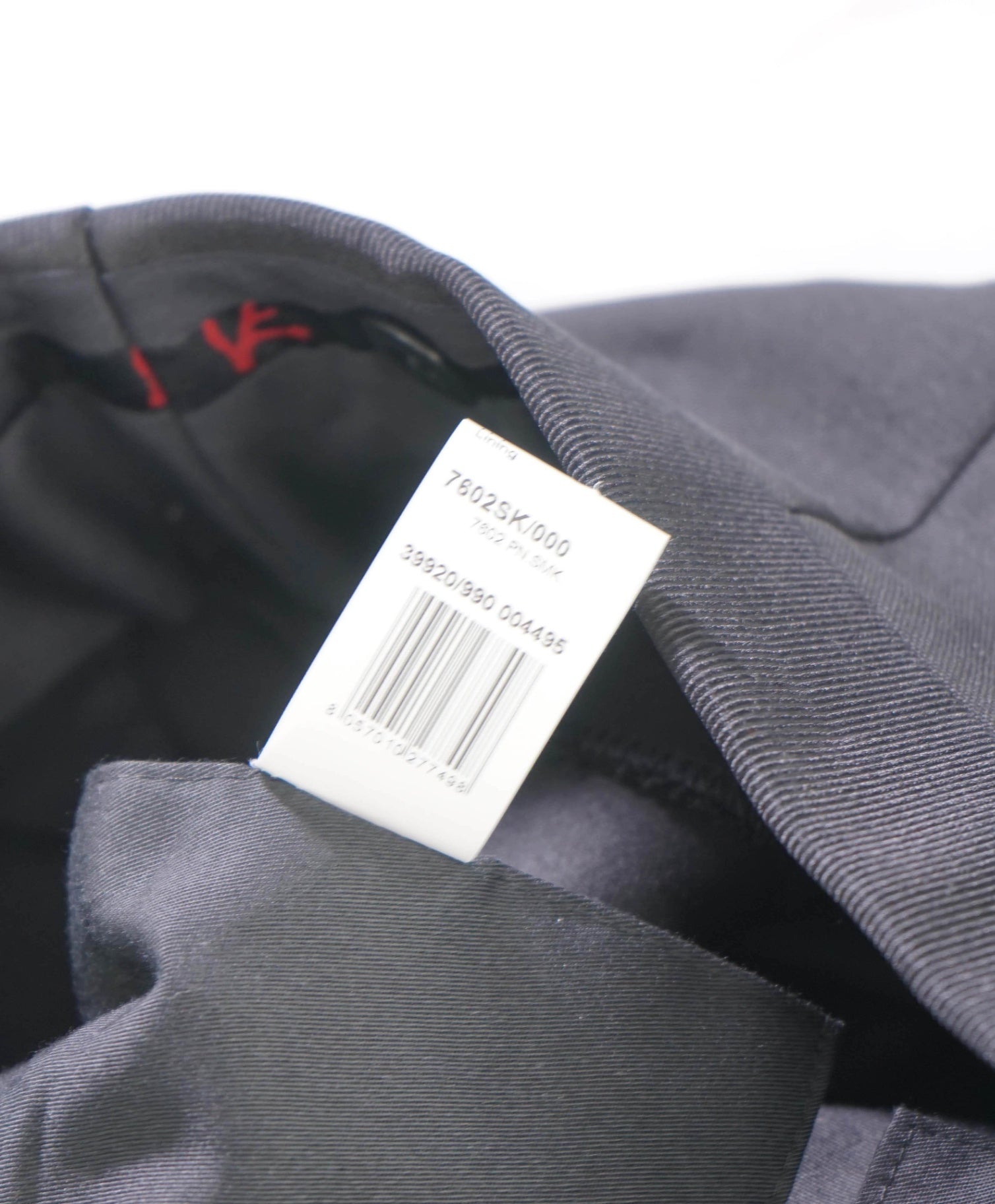 $995 ISAIA - Black Wool/Mohair Tuxedo Pants - 35W