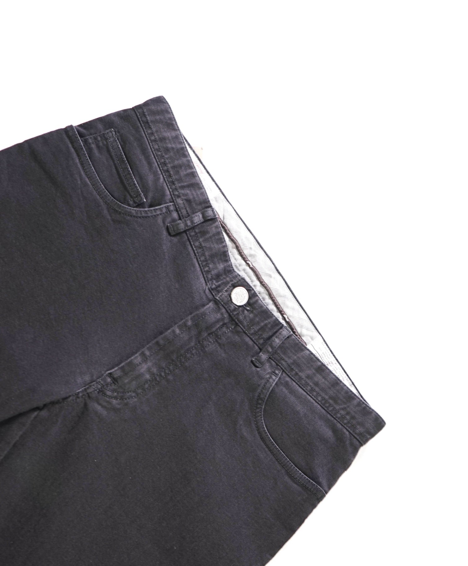 $1,150 BRIONI - Black "STELVIO" Denim Jeans - 36W
