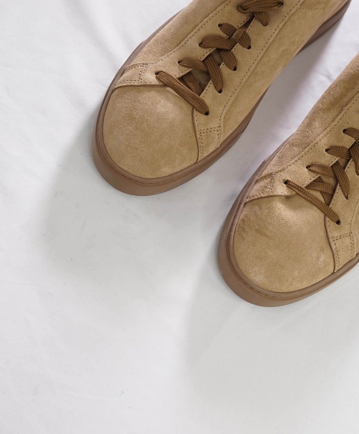 $750 TOD'S - Tan Suede Sneakers - US 10 (9UK)