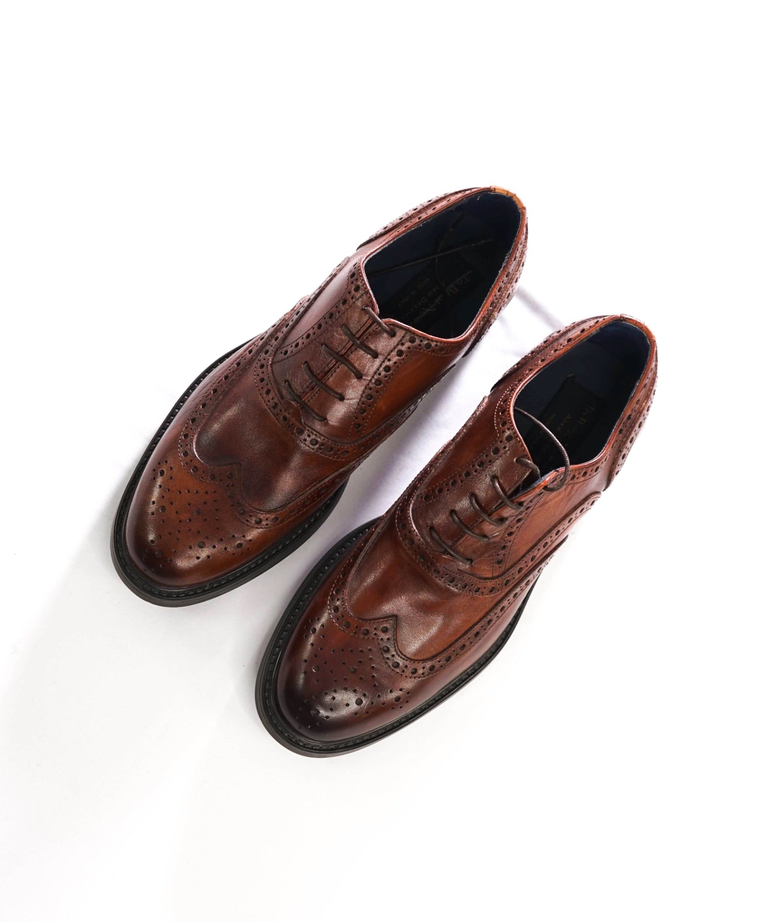 $425 To Boot New York - Brown Leather Wingtip Oxfords - 9.5