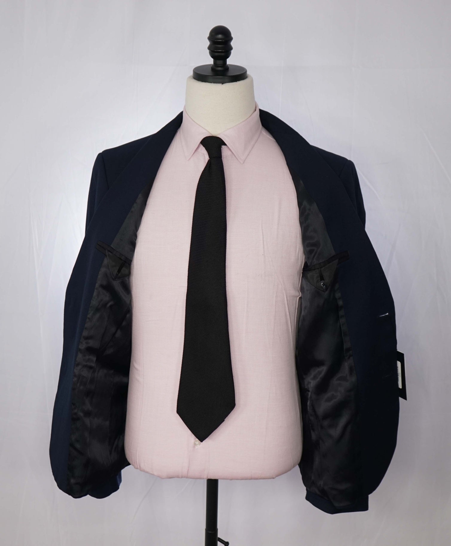 ARMANI EXCHANGE - Solid Navy Blue Blazer - 40S