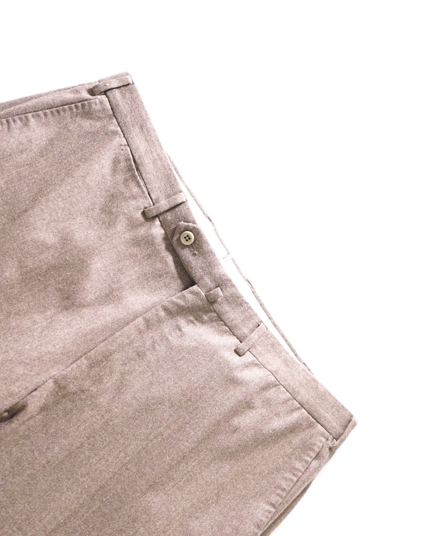 $600 ZEGNA - Light Brown Wool Pants - 38W
