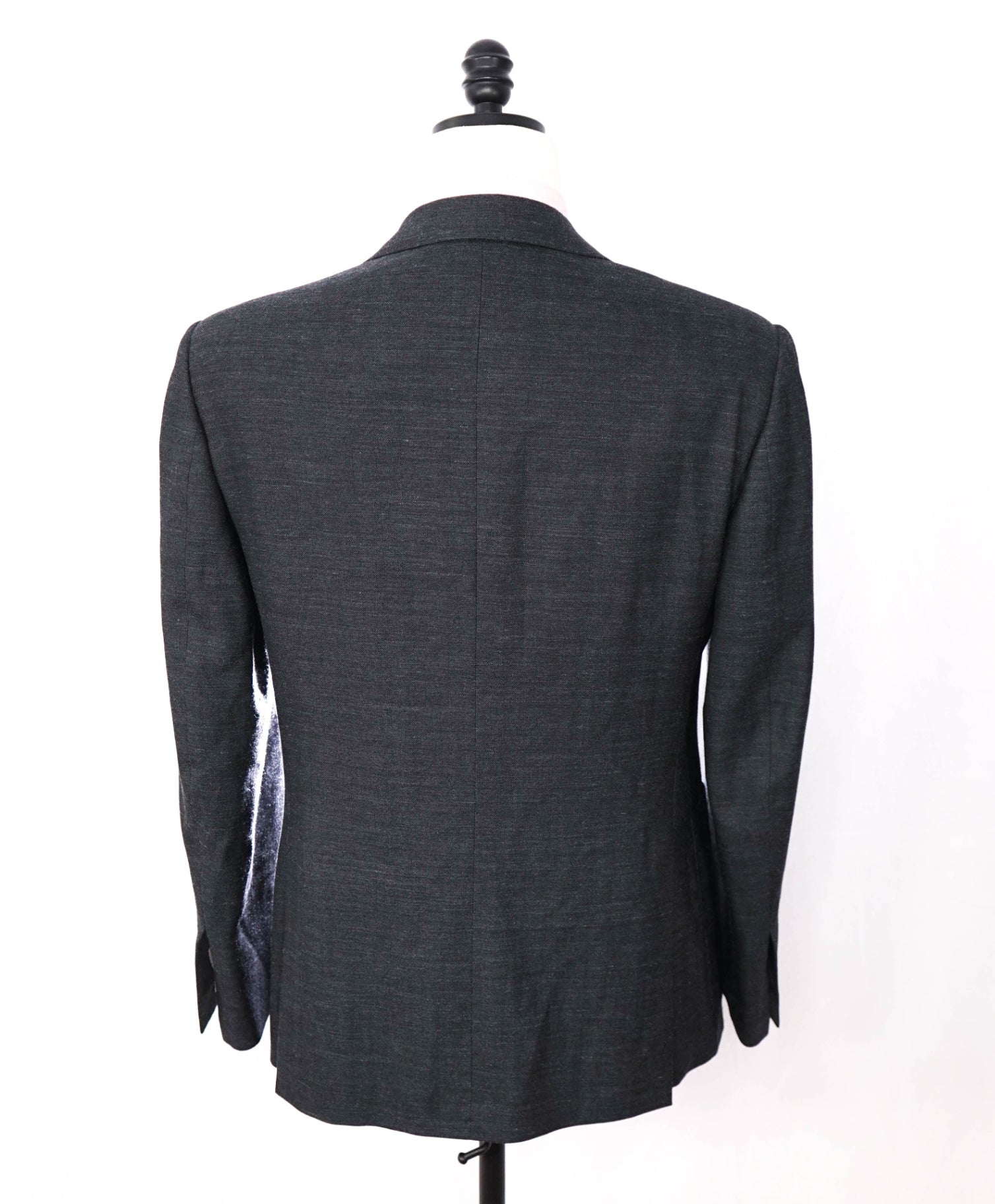 RALPH LAUREN PURPLE LABEL - Dark Gray Wool/Silk/Linen - 42R