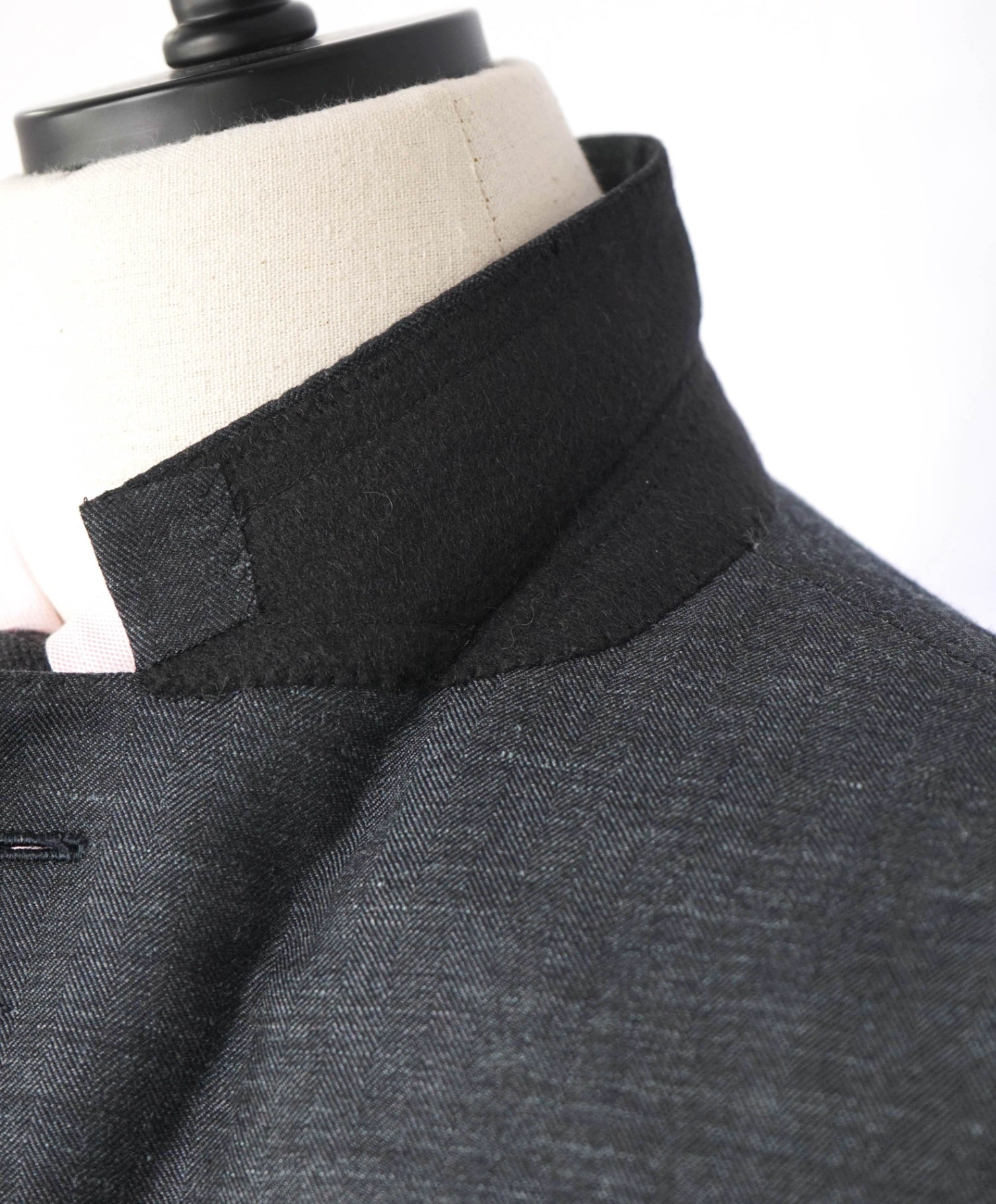 RALPH LAUREN PURPLE LABEL - Dark Gray Wool/Silk/Linen - 42R