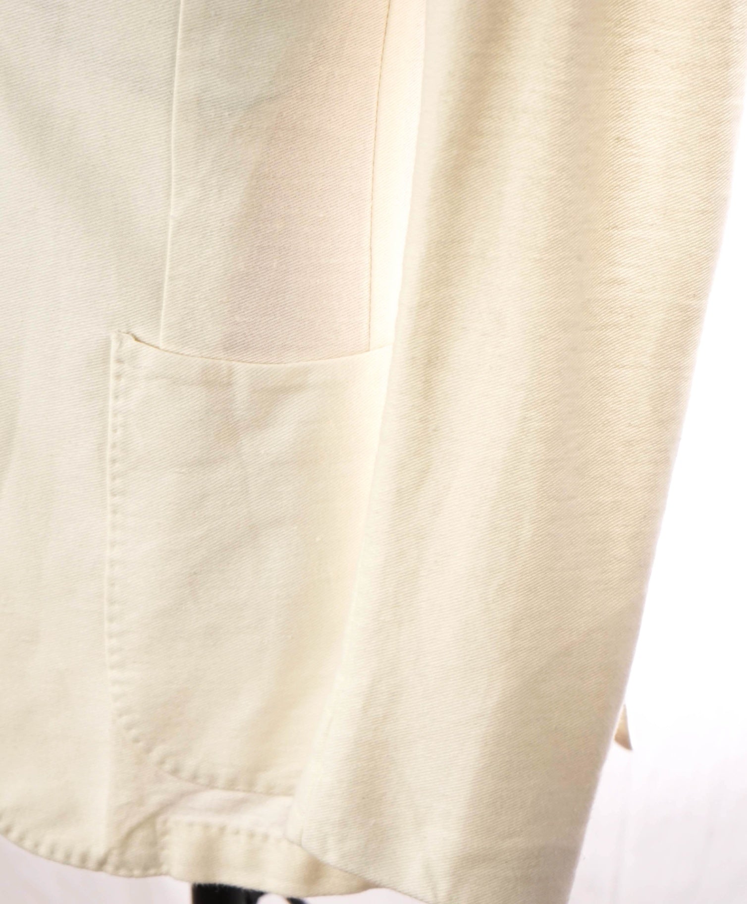 $1,095 ELEVENTY - LINEN/COTTON Patch White Pique Blazer - 36