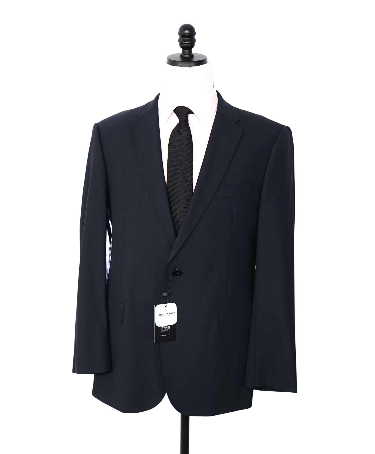 $1,495 ARMANI COLLEZIONI - "M Line" Navy Blue Wool Blazer - 42R