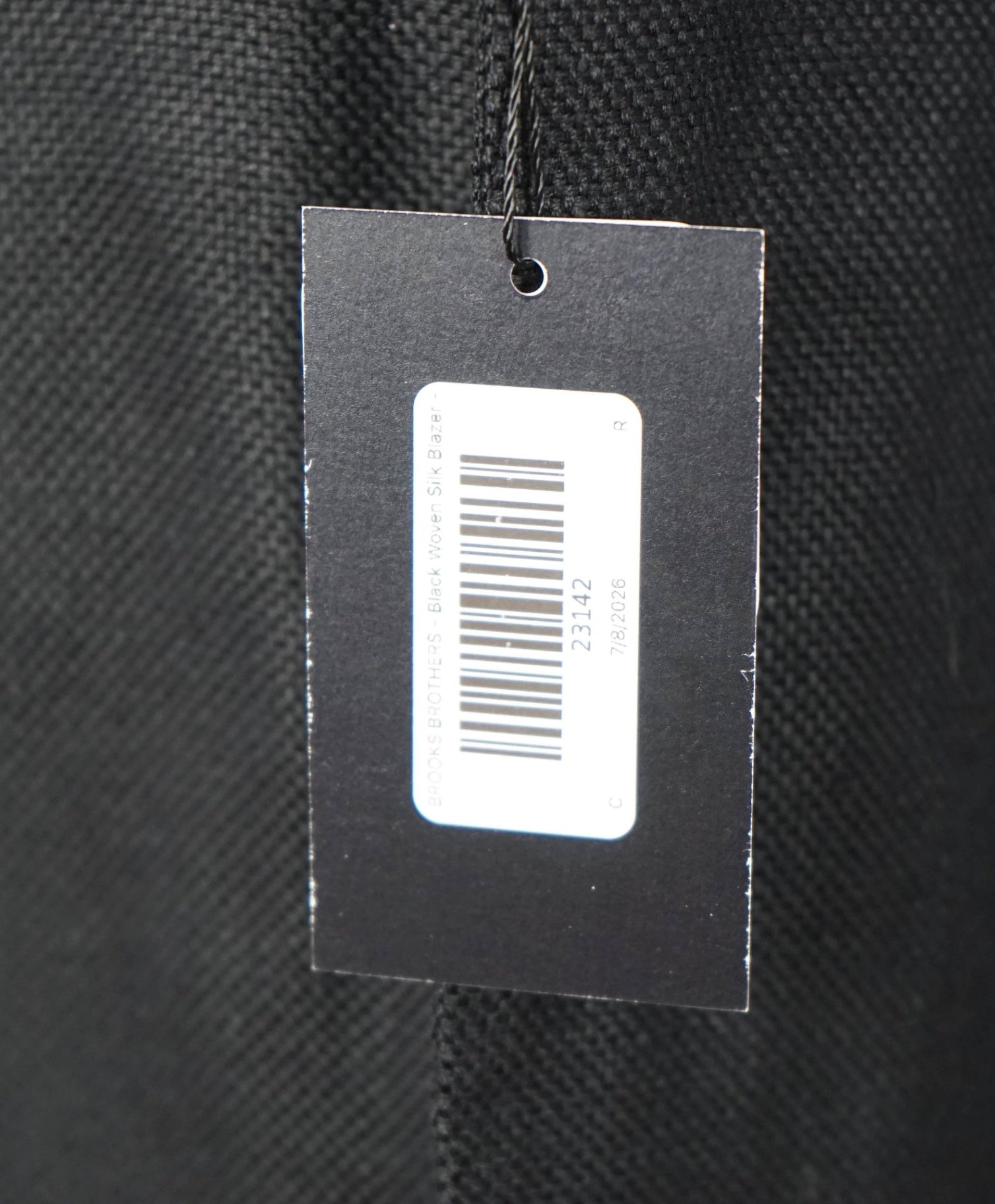 BROOKS BROTHERS - *VINTAGE* Black PURE SILK Blazer - 44L
