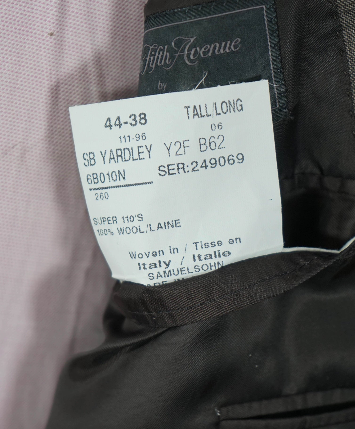 $995 SAMUELSOHN - Brown Wool Blazer - 44L