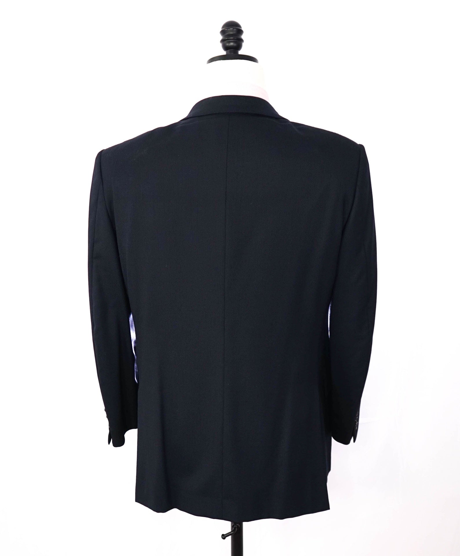 $2,595 ZEGNA - Navy Textured "COOL EFFECT" Wool Blazer - 40S