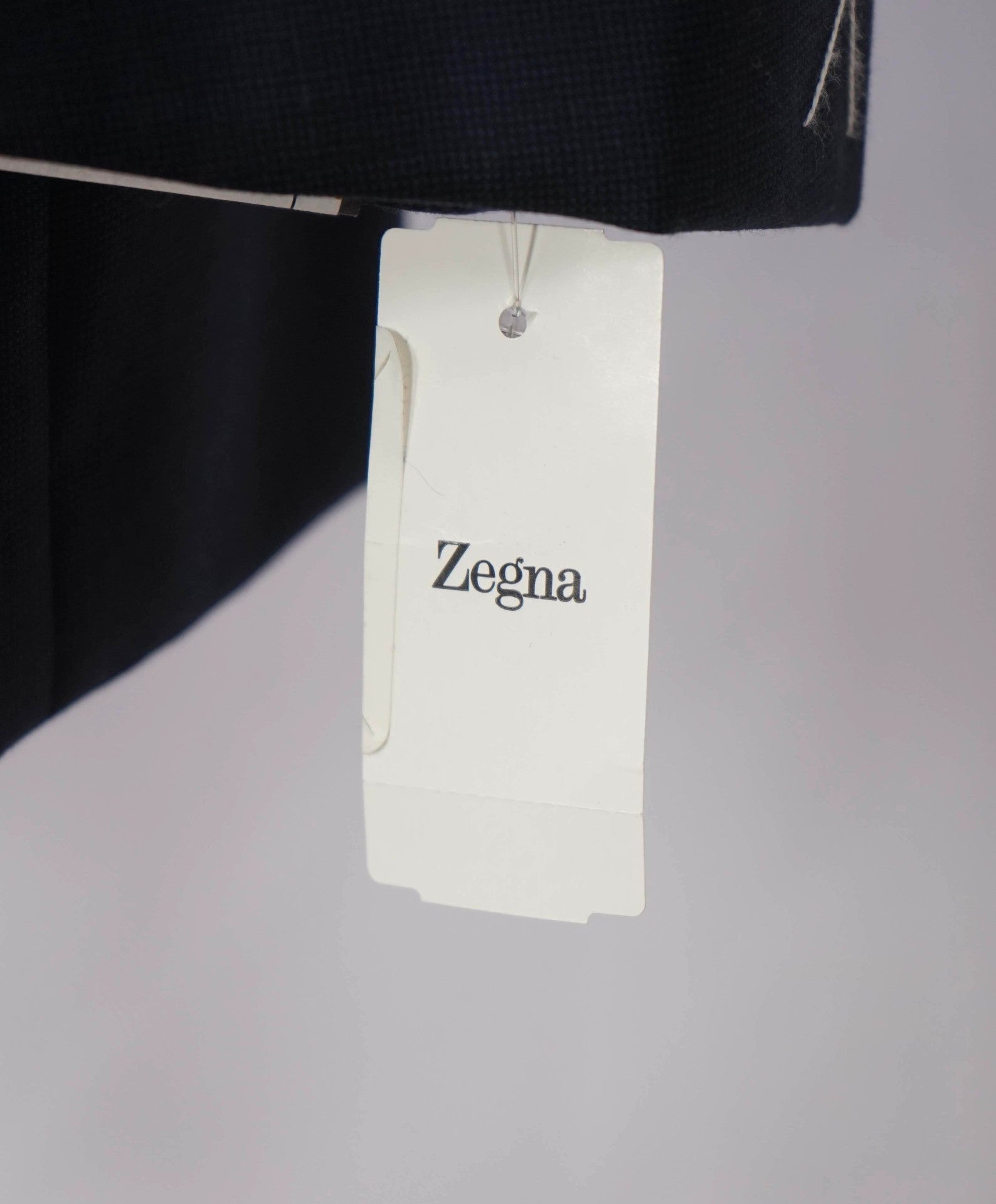 $3,450 ZEGNA - Navy Birdseye "TROFEO" Wool Blazer - 50R US