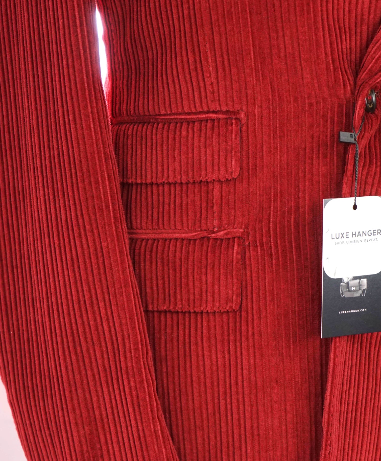 $2,195 ELEVENTY By ZEGNA -Corduroy Double Breasted Blazer - 40