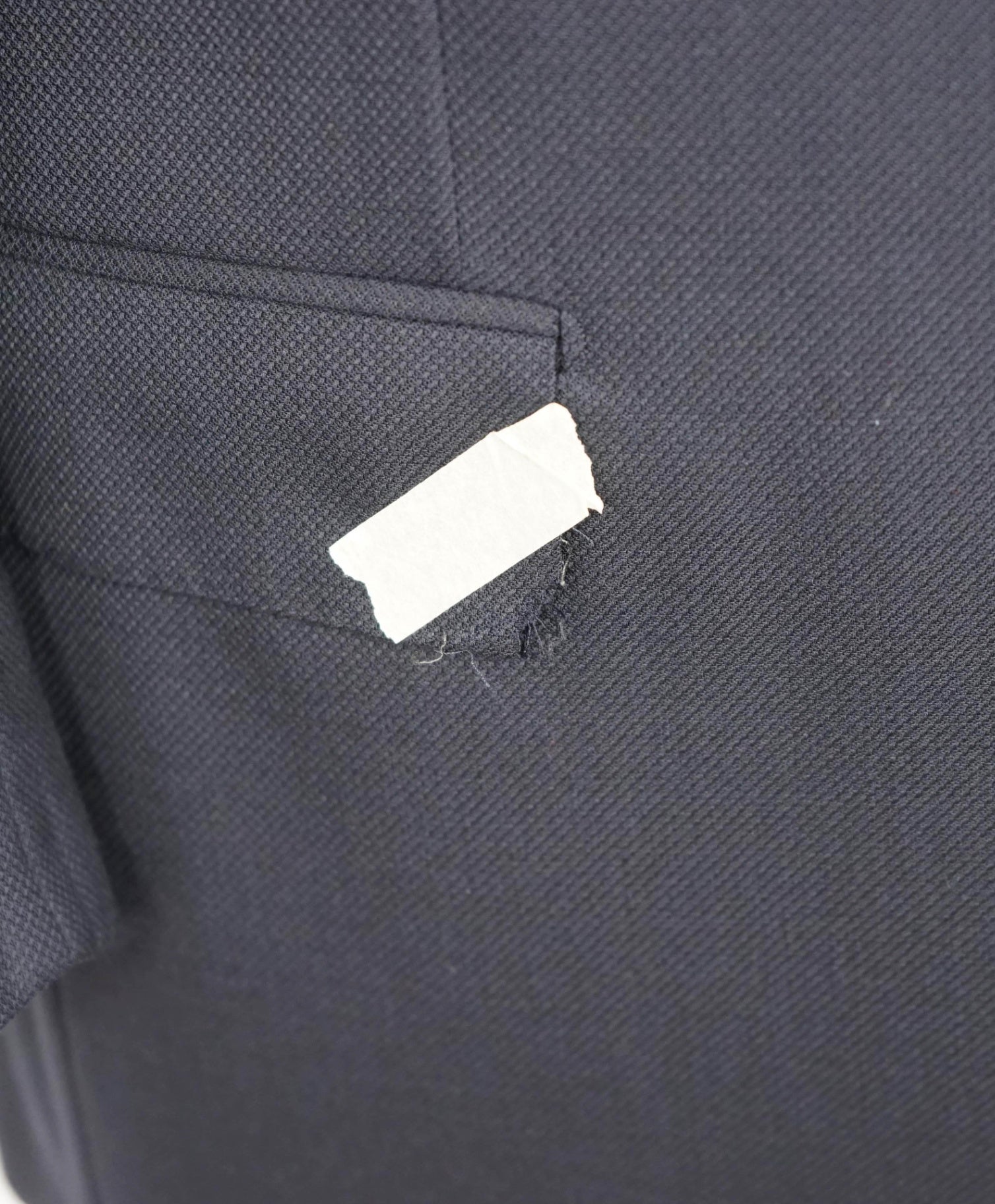 ZEGNA - Navy Blue Textured "COOL EFFECT" Wool Blazer - 42S