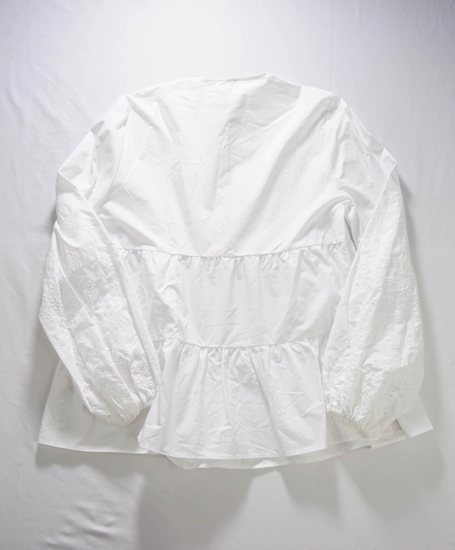 $495 ELEVENTY - White Cotton Shirt - 2 US