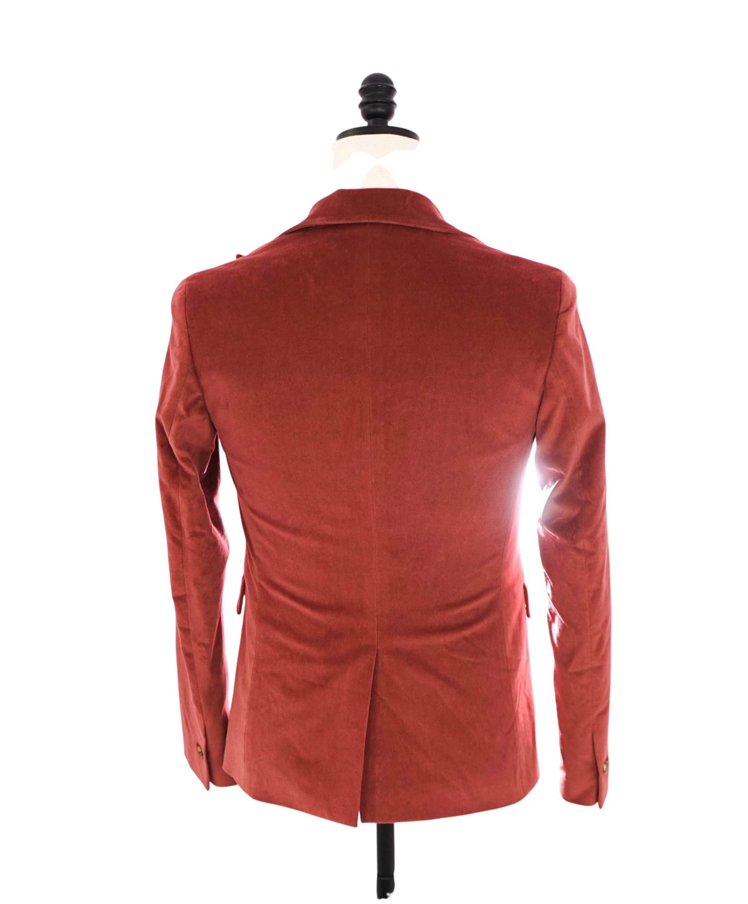 $1,195 ELEVENTY - Pink Velvet Peak Lapel Blazer - 2 US 40EU