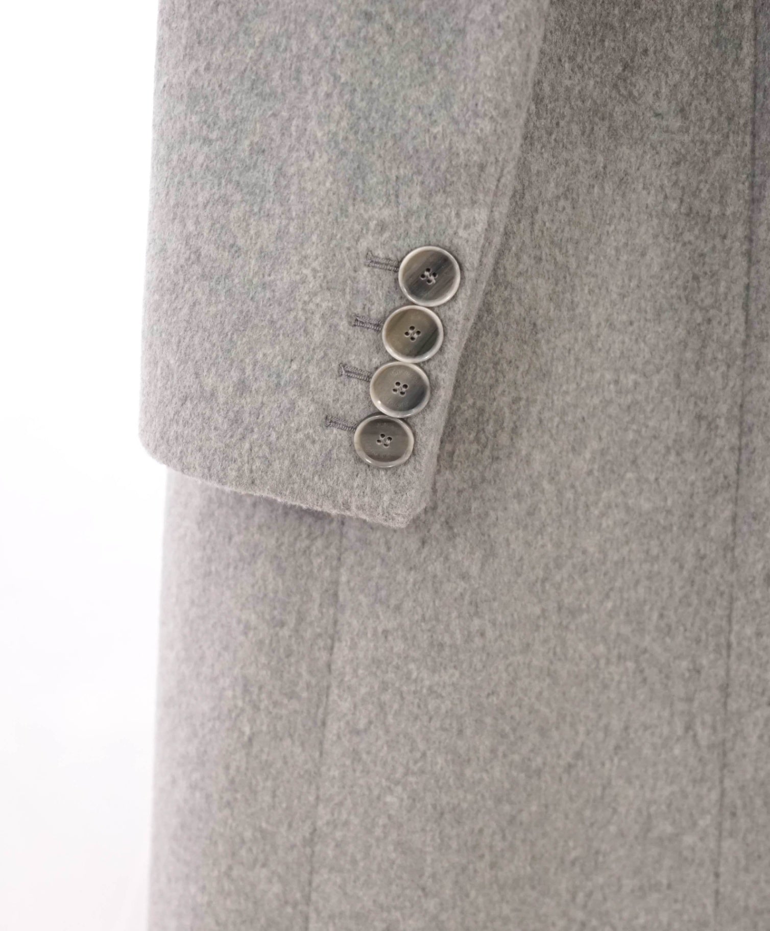 $1,195 ELEVENTY - Gray Scarf Neck Wool Coat - 8 US