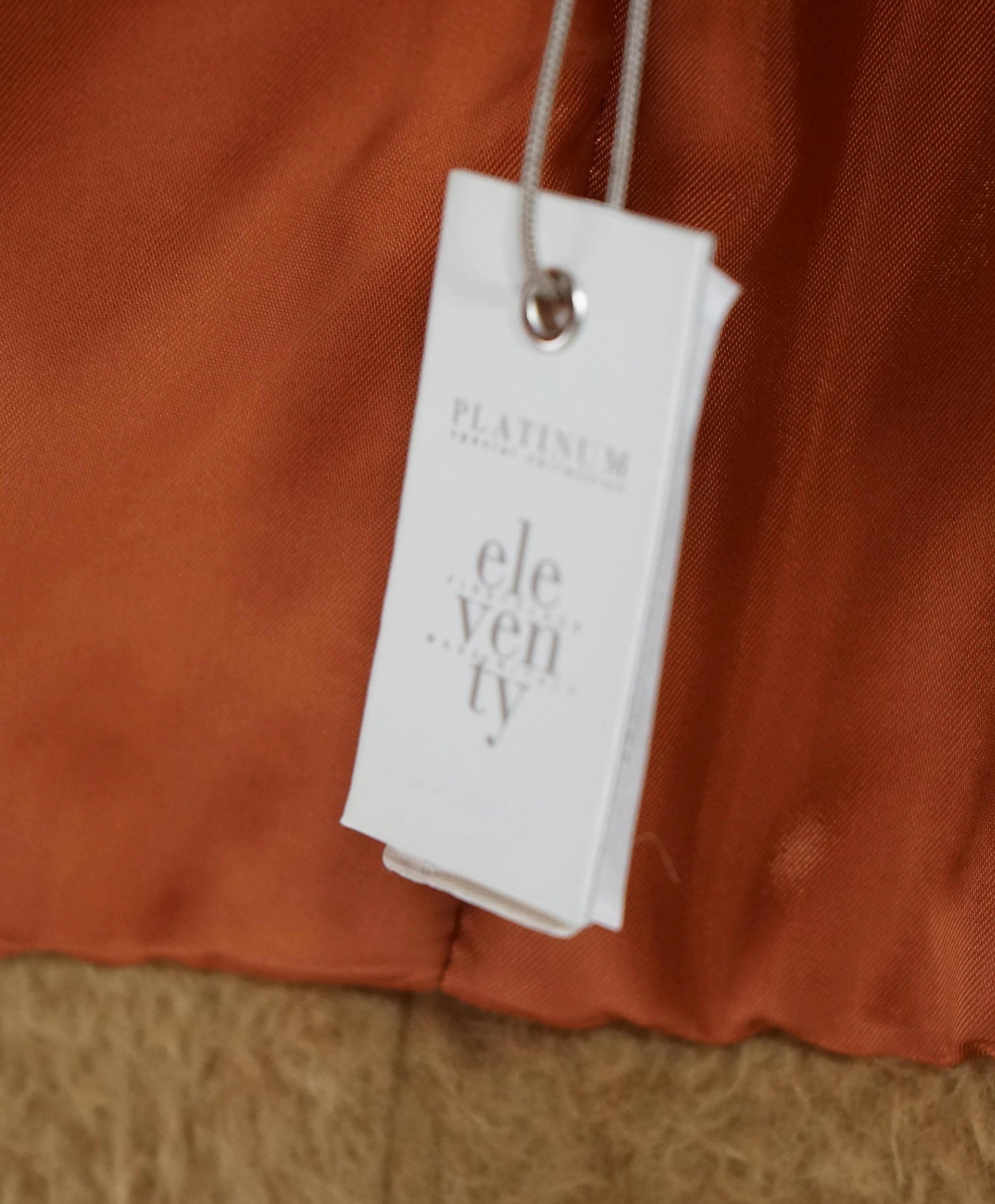 $3,295 ELEVENTY - Camel Alpaca/Wool Long Coat - 2 US 40 EU