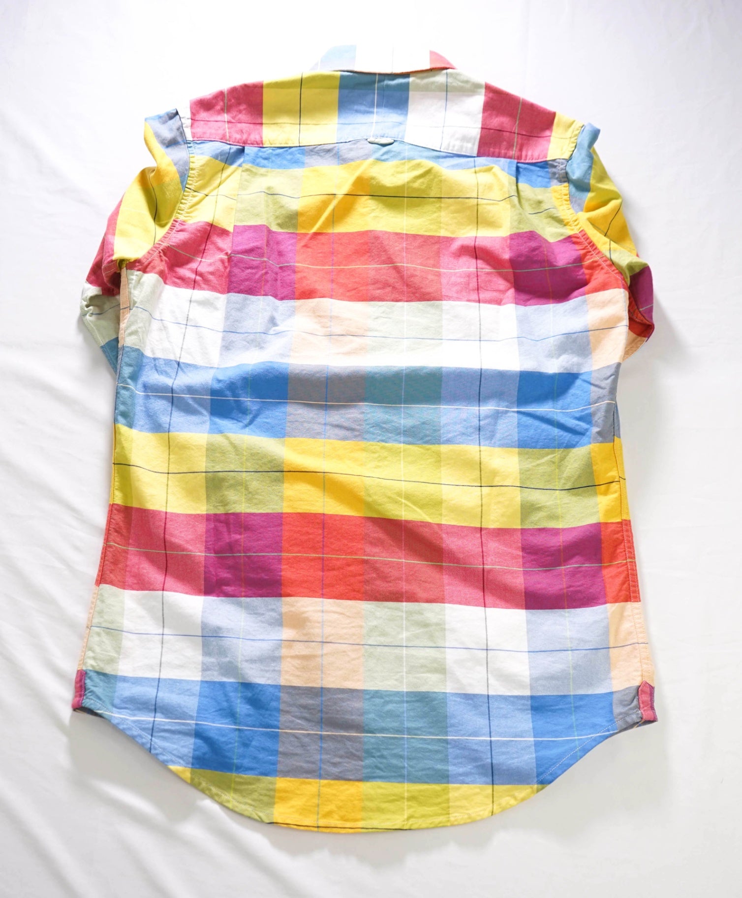 THOM BROWNE - Multi-Color Plaid Cotton Shirt - TB 4