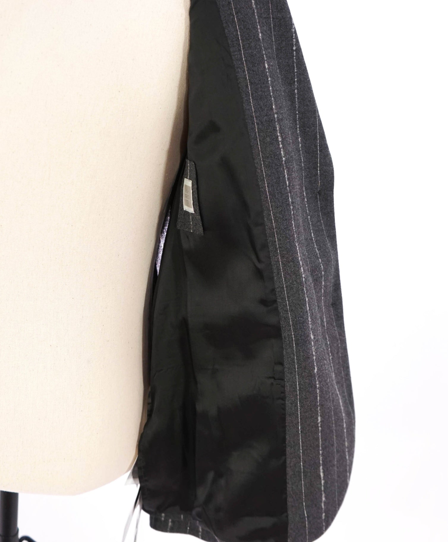 $1,195 ELEVENTY - Gray Flannel Wool/Elastane Blazer - 8 US