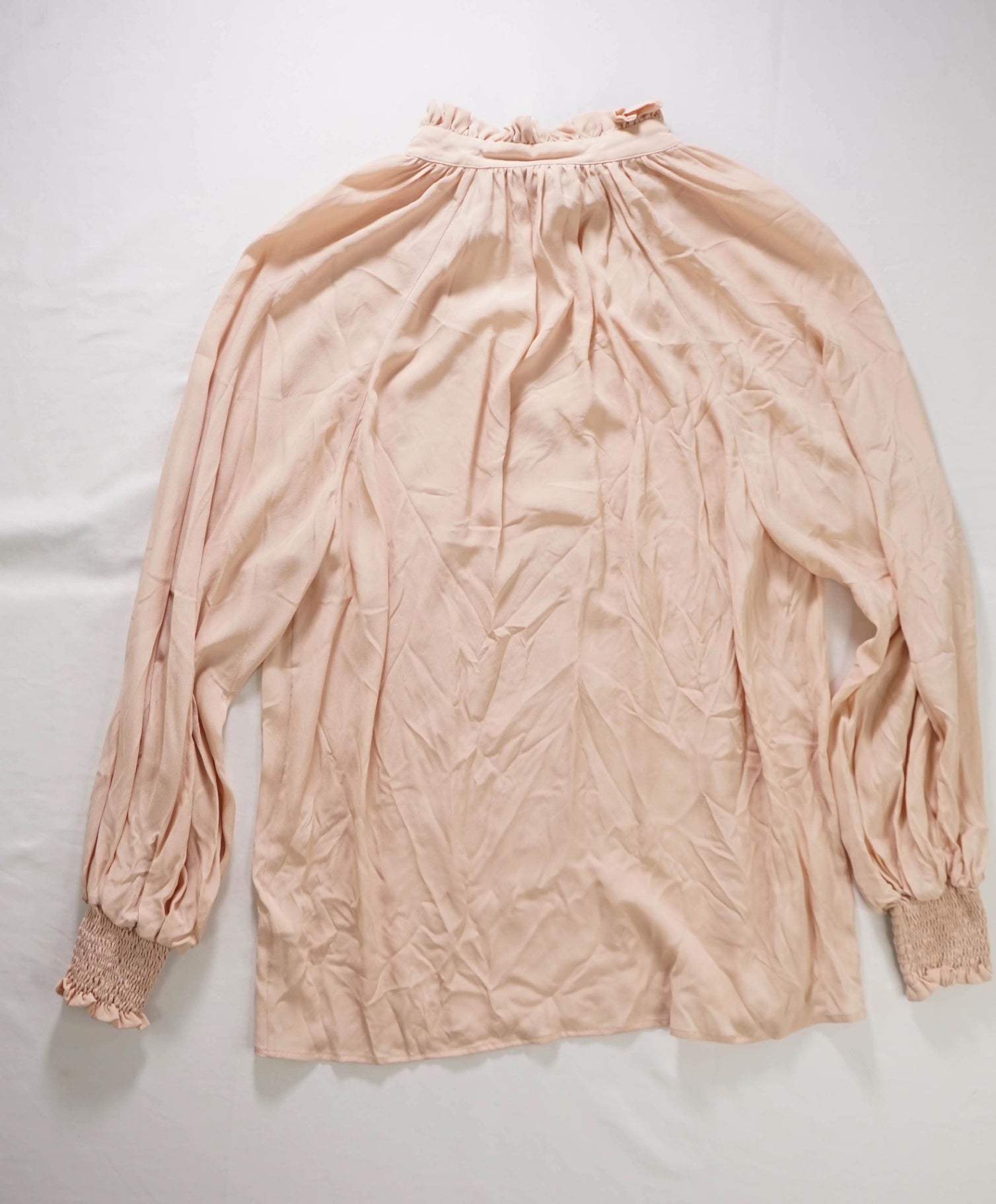 $695 ELEVENTY - Pink Silk Blend Raglan Shirt - 2 US