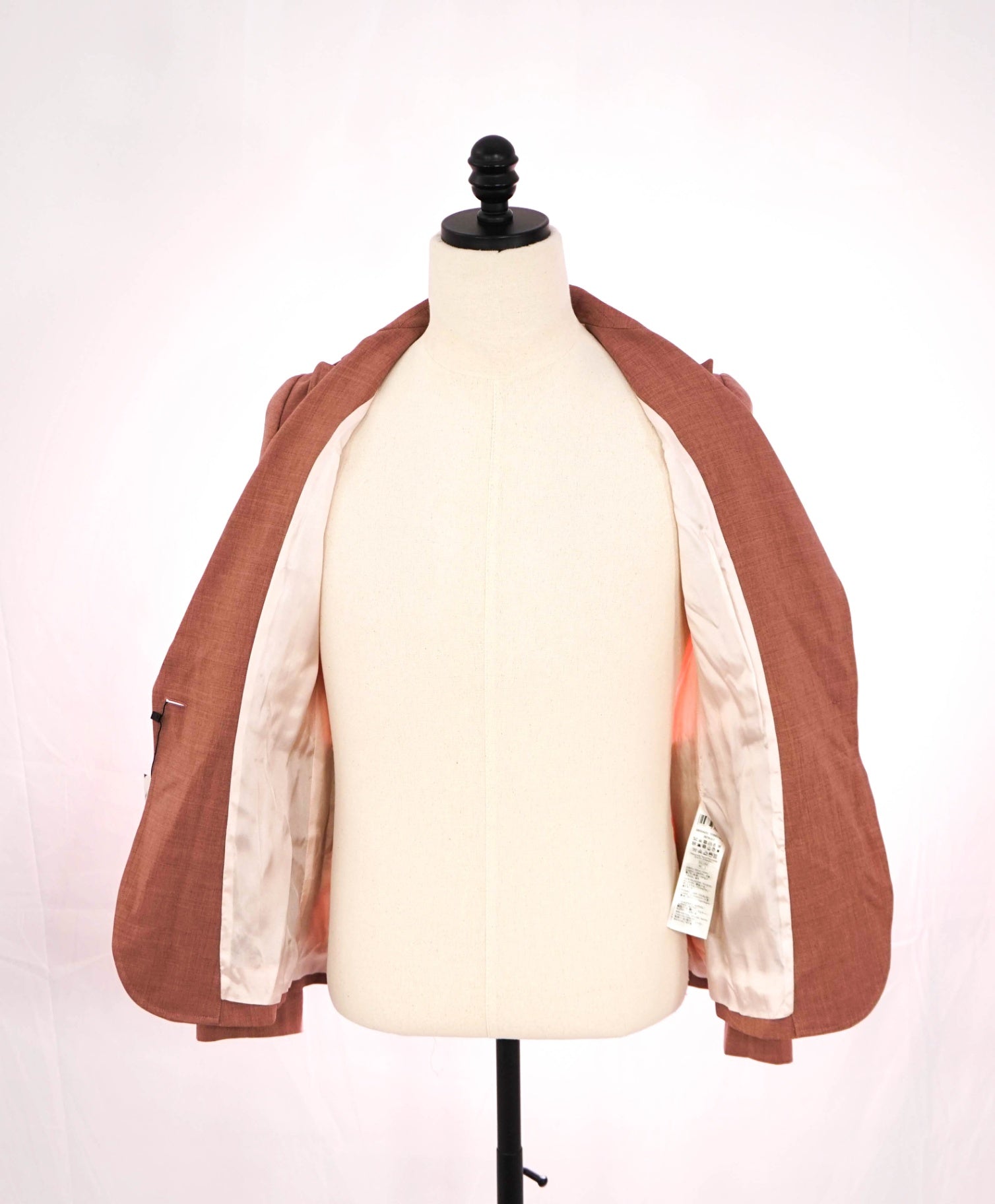 $1,195 ELEVENTY - Pink Peak Lapel Blazer - 2 US (40EU)