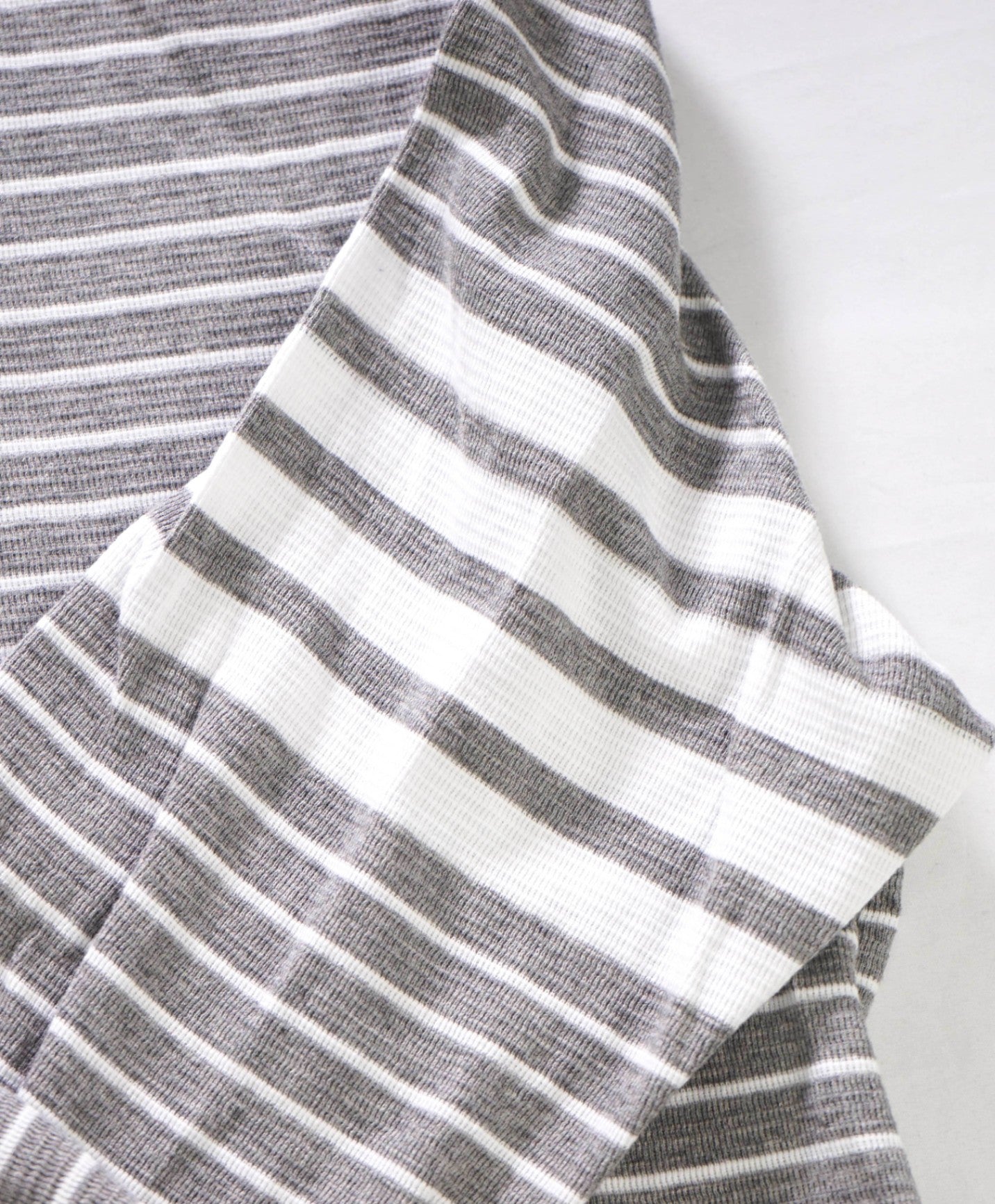 THOM BROWNE - Gray Stripe Cotton Long Sleeve Shirt - 5