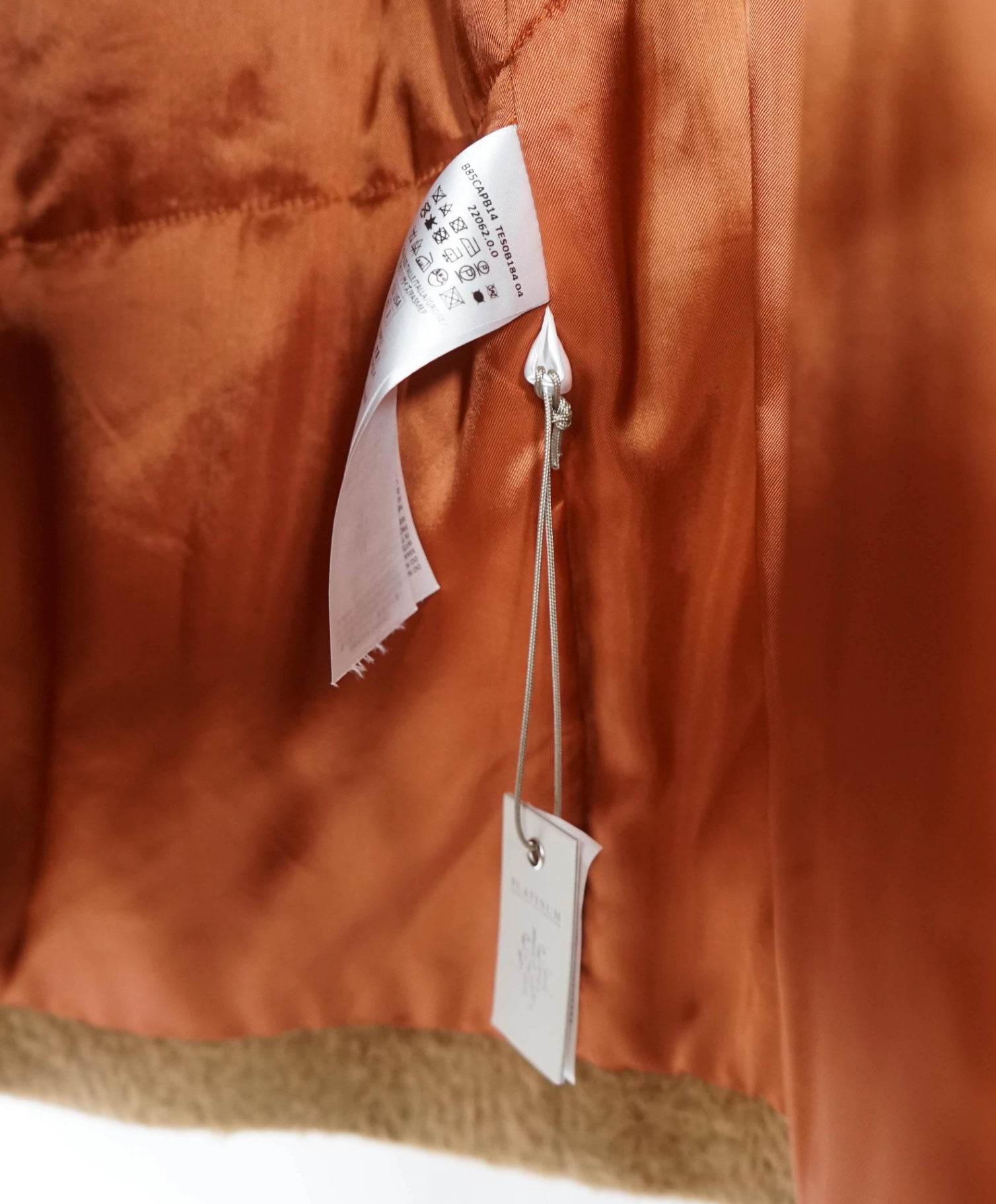 $3,295 ELEVENTY - Camel Alpaca/Wool Long Coat - 2 US 40 EU