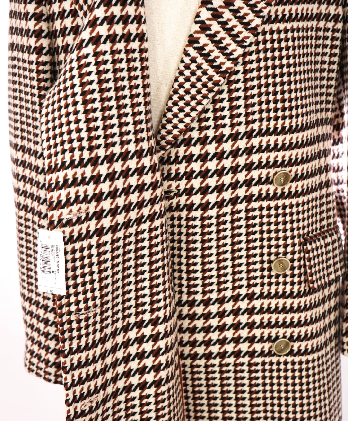 $3,200 ELEVENTY - Double-Breasted Wool Coat - (WOMEN) 6 US