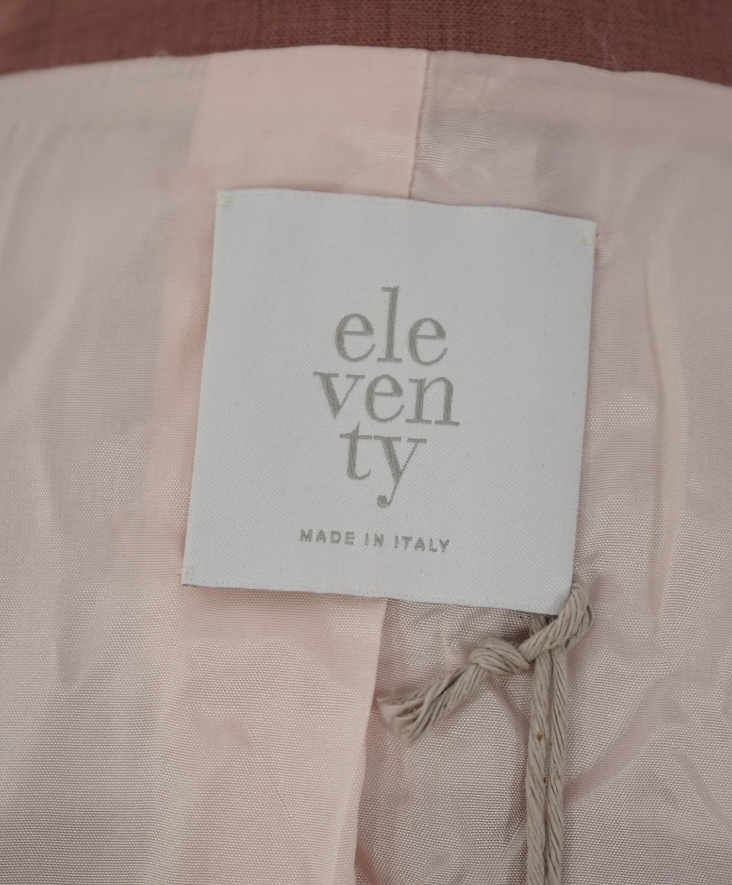 $1,195 ELEVENTY - Pink Peak Lapel Blazer - 2 US (40EU)