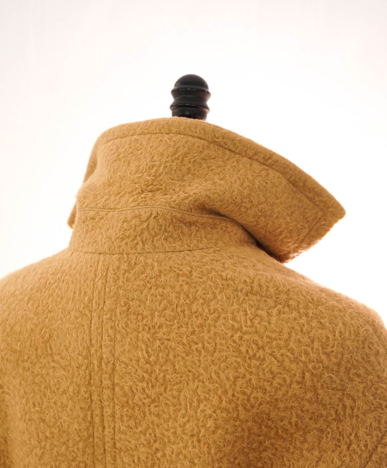 $3,295 ELEVENTY - Camel Alpaca/Wool Long Coat - 2 US 40 EU