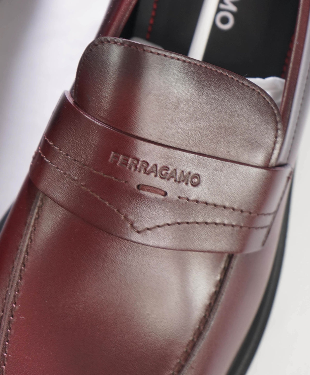 $995 FERRAGAMO - "CALIGOLA" Brown Lug-Sole Loafers - 12 EE