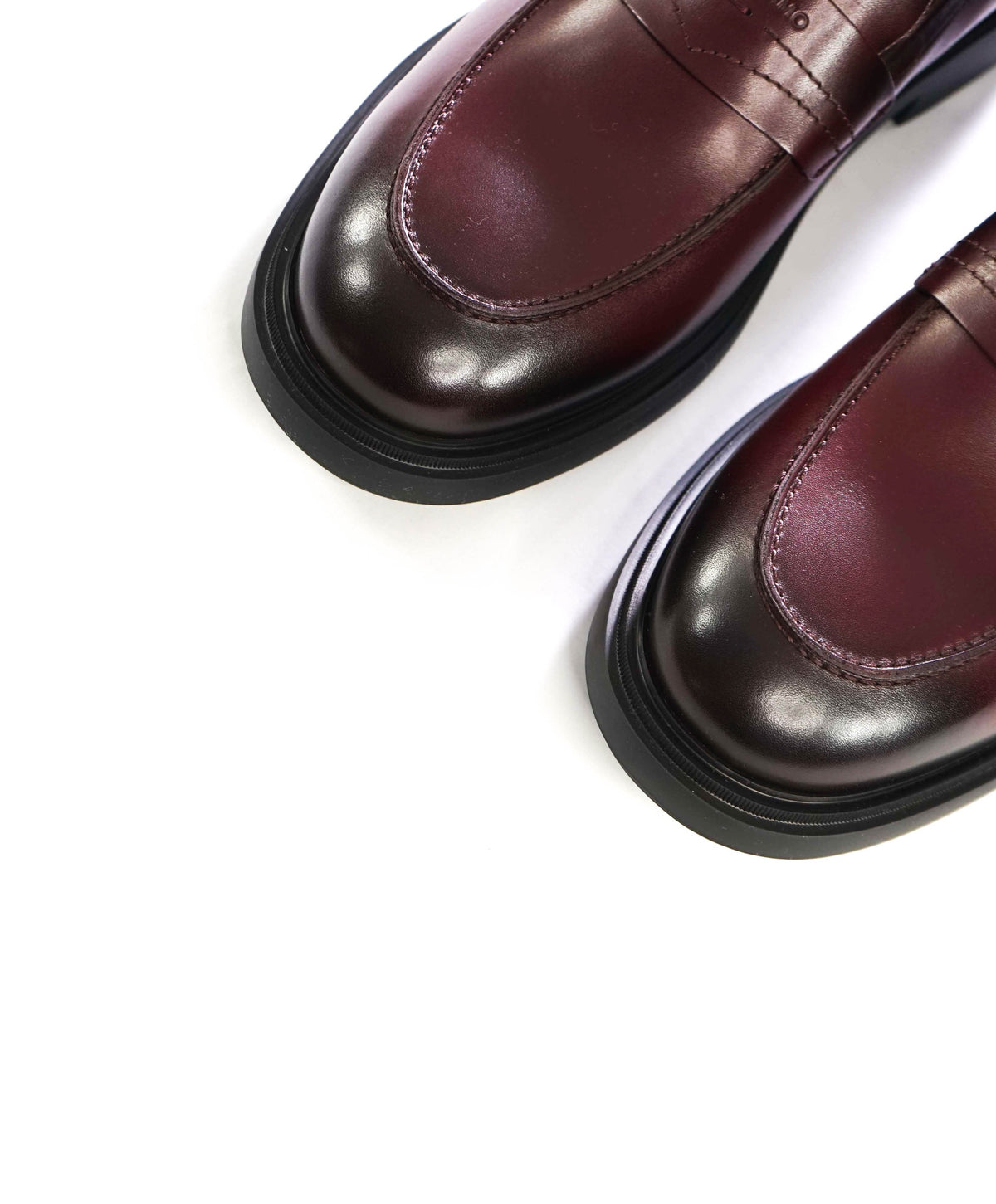 $995 FERRAGAMO - "CALIGOLA" Brown Lug-Sole Loafers - 12 EE