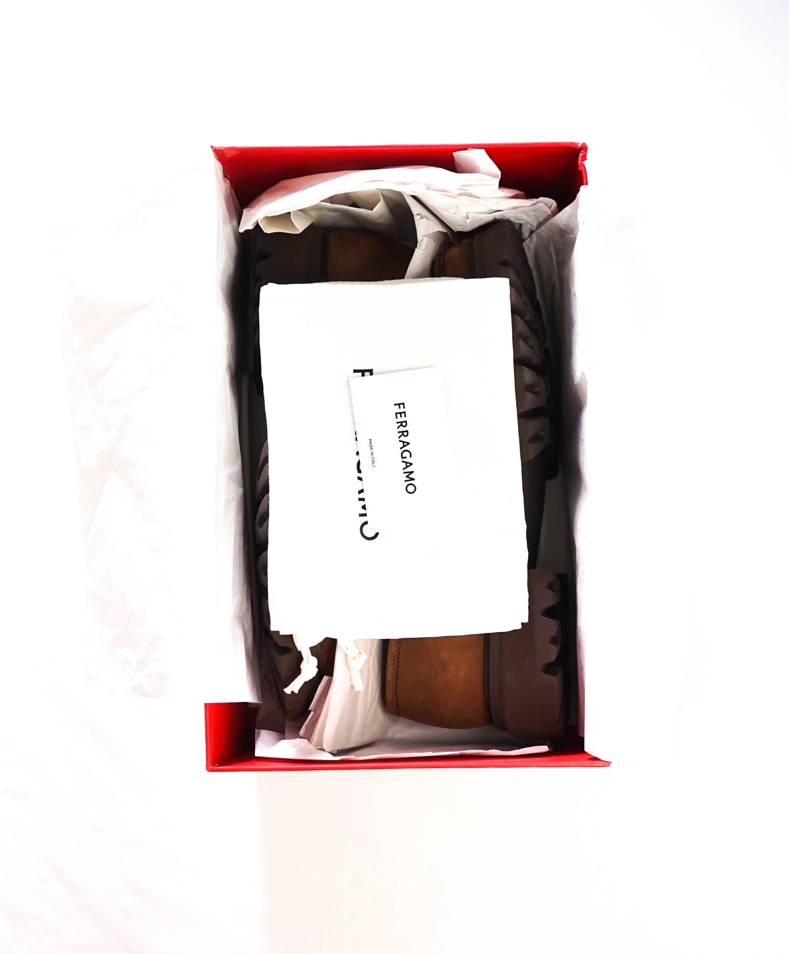 $1,090 FERRAGAMO - Brown Suede "COCOON" Loafers - 11.5 EE