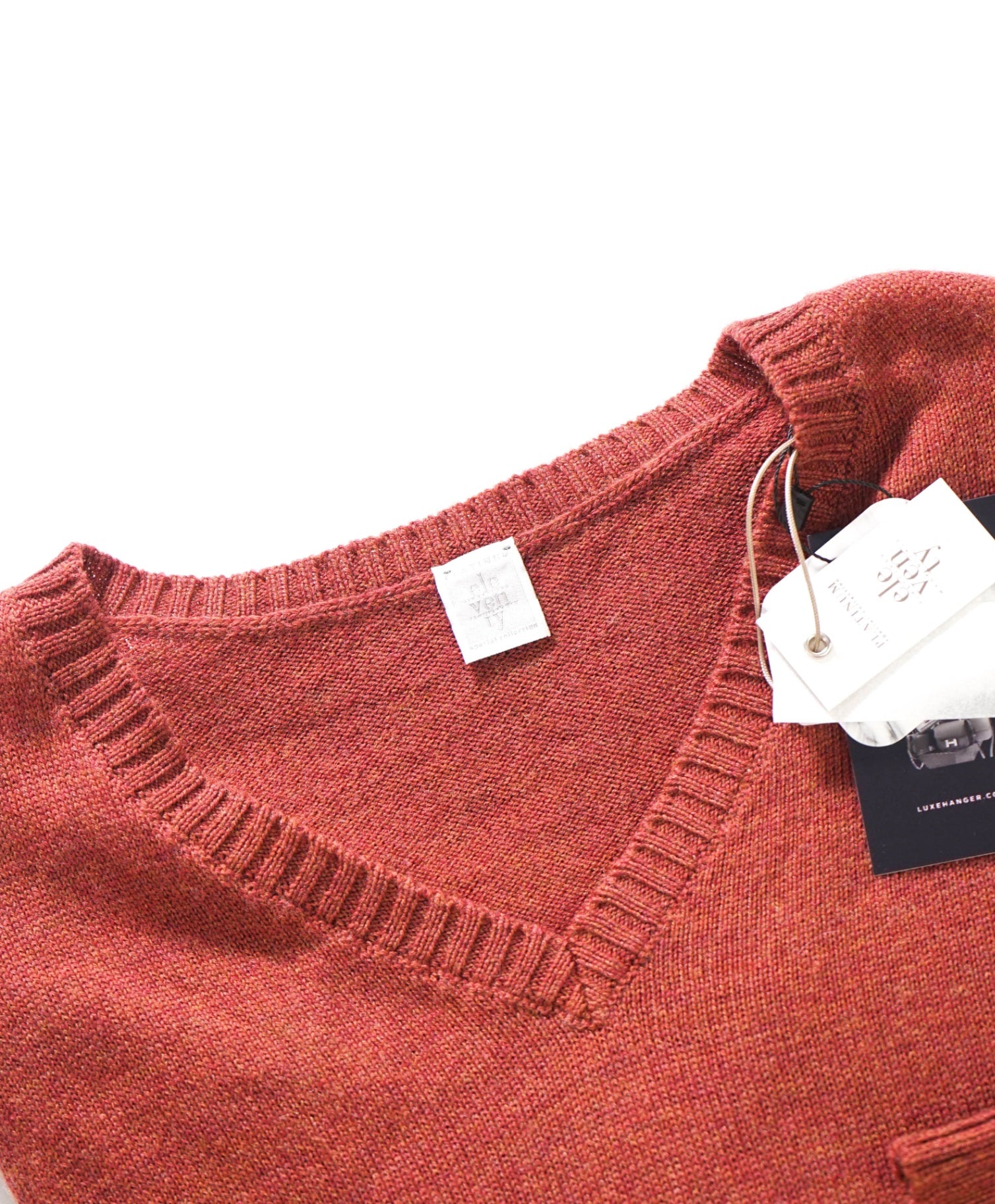$445 ELEVENTY - Spice Brown Wool Sweater - M (Women)