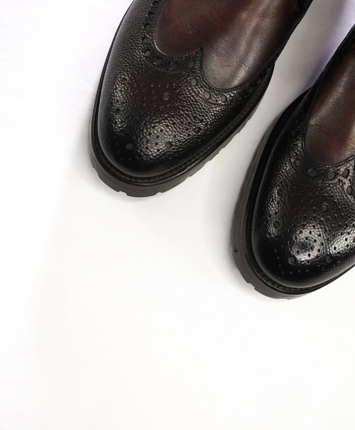 $950 SUTOR MANTELLASSI - Brown Leather Boots - US 10.5 (9.5UK)