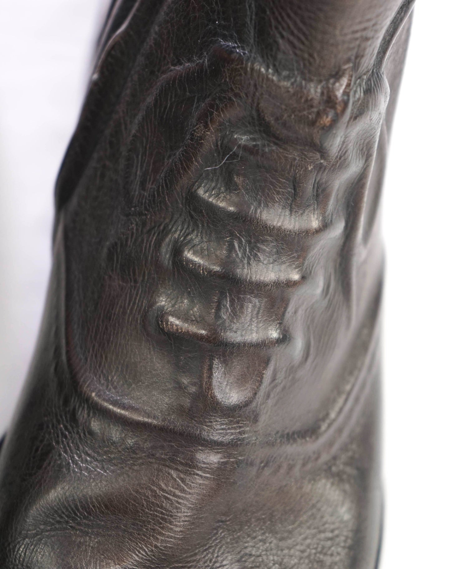 $898 JOHN VARVATOS - "GHOST" Brown Leather Boots - 8