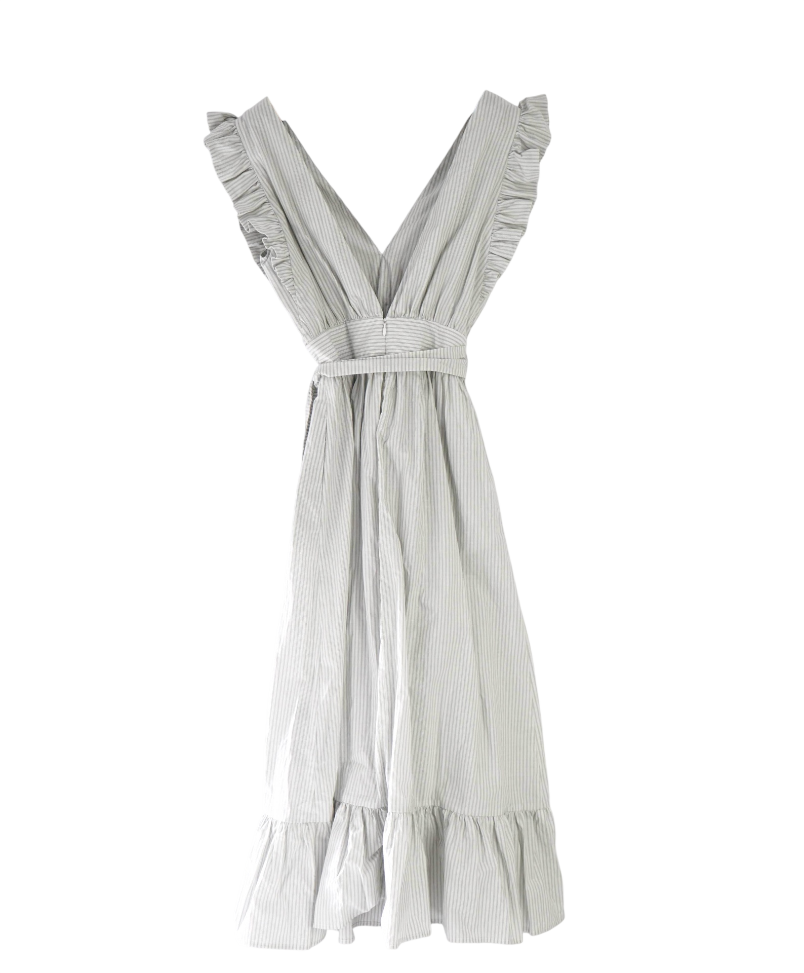 $895 ELEVENTY - Green Stripe Cotton Dress - 2 US