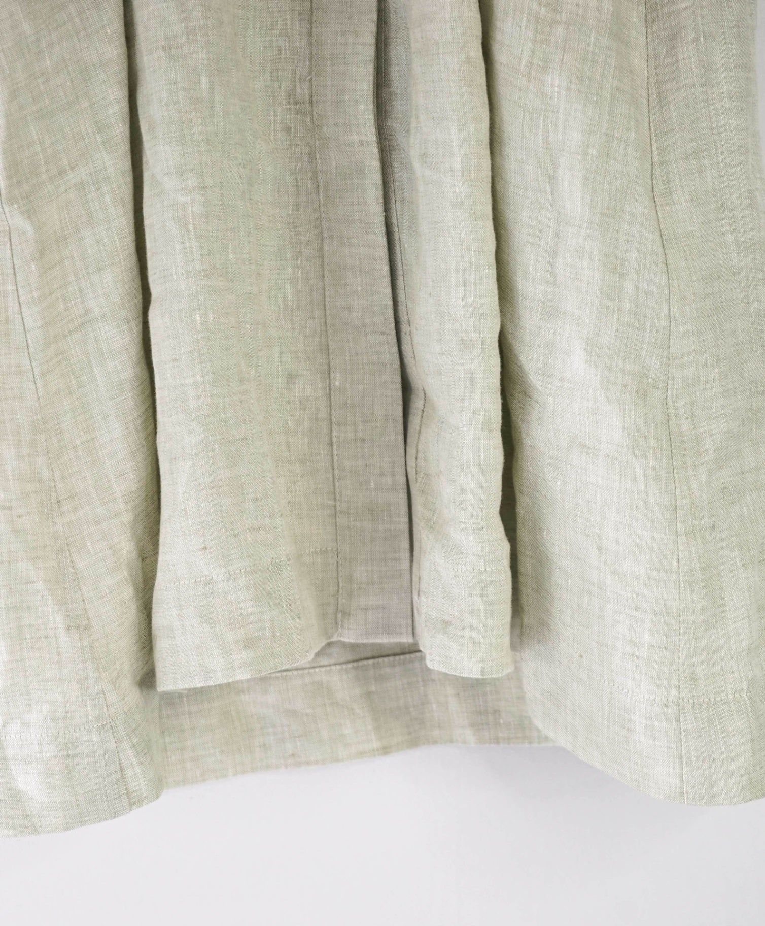 $895 ELEVENTY - Green Linen Dress - 2