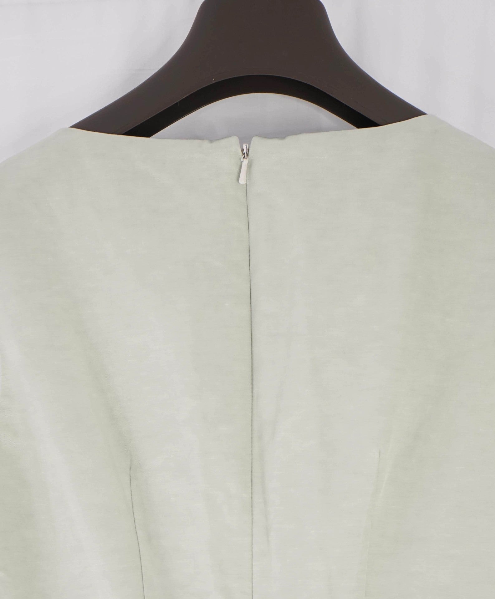 $895 ELEVENTY - Green Cotton/Linen Dress - 2