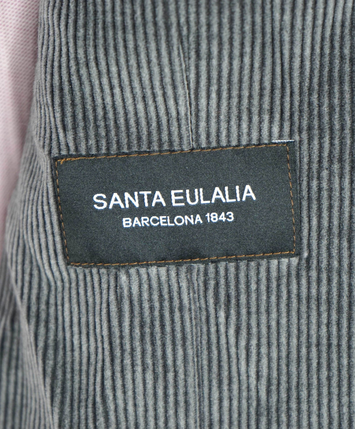 $3,075 CANALI - Gray Cashmere/Cotton Corduroy Jacket - 38R