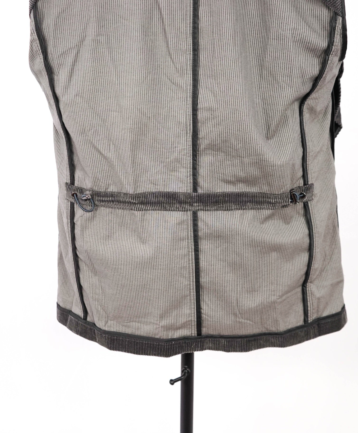 $3,075 CANALI - Gray Cashmere/Cotton Corduroy Jacket - 38R