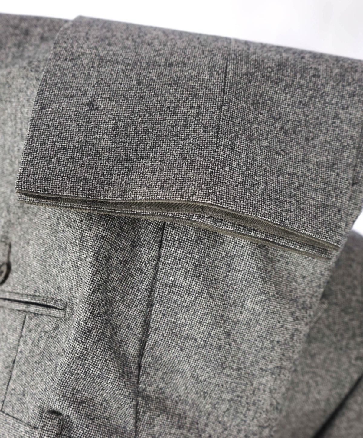 $927 SUITSUPPLY - Gray Houndstooth Wool 3-Piece Suit - 38R