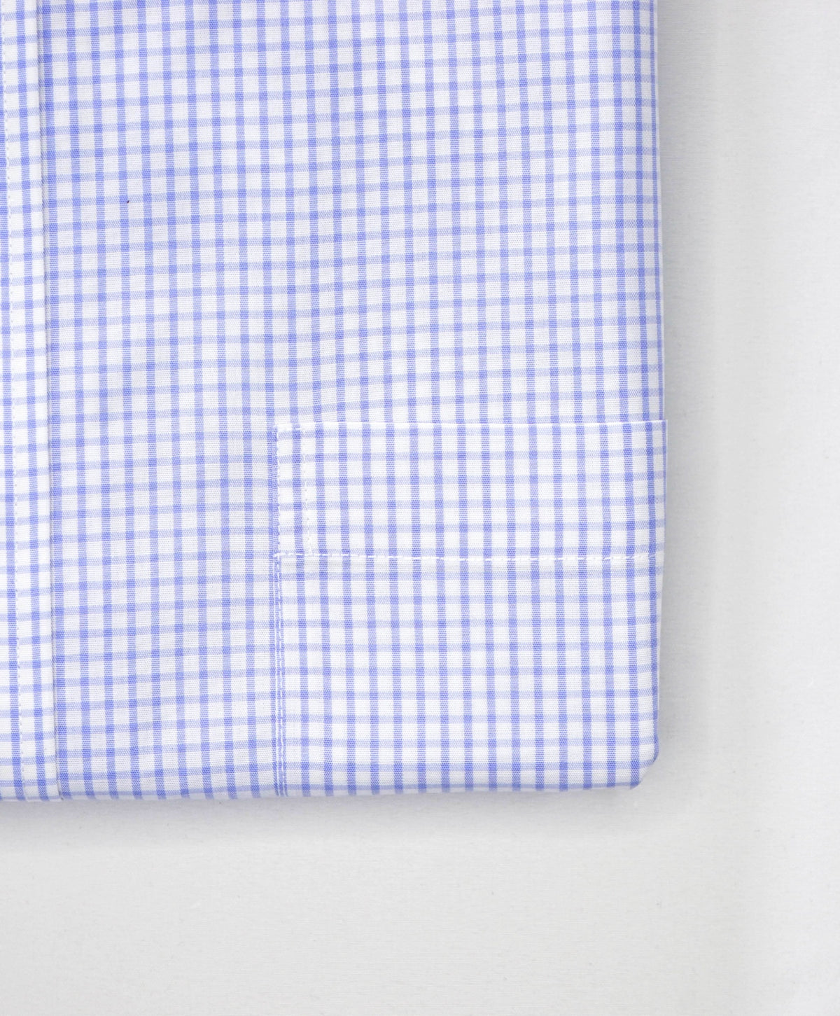 $128 BROOKS BROTHERS - Blue Gingham NON-IRON REGENT Shirt - 17.5 - 34