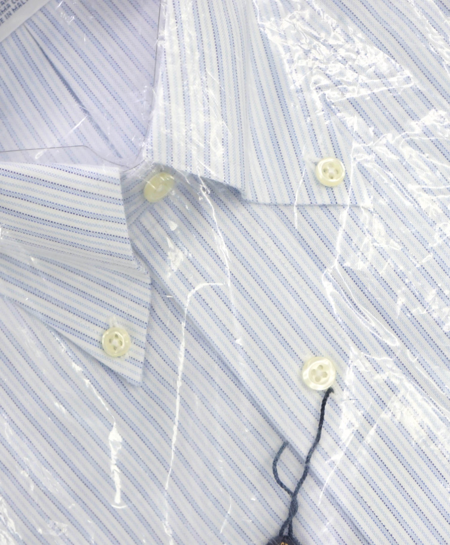 $128 BROOKS BROTHERS - Blue Stripe NON-IRON REGENT Shirt - 15 - 33