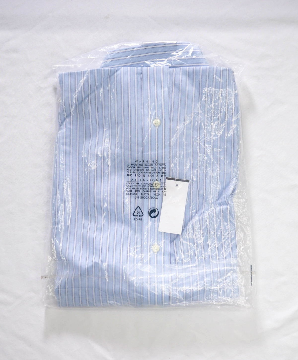 $128 BROOKS BROTHERS - Blue Stripe NON-IRON REGENT Shirt - 15.5 - 31