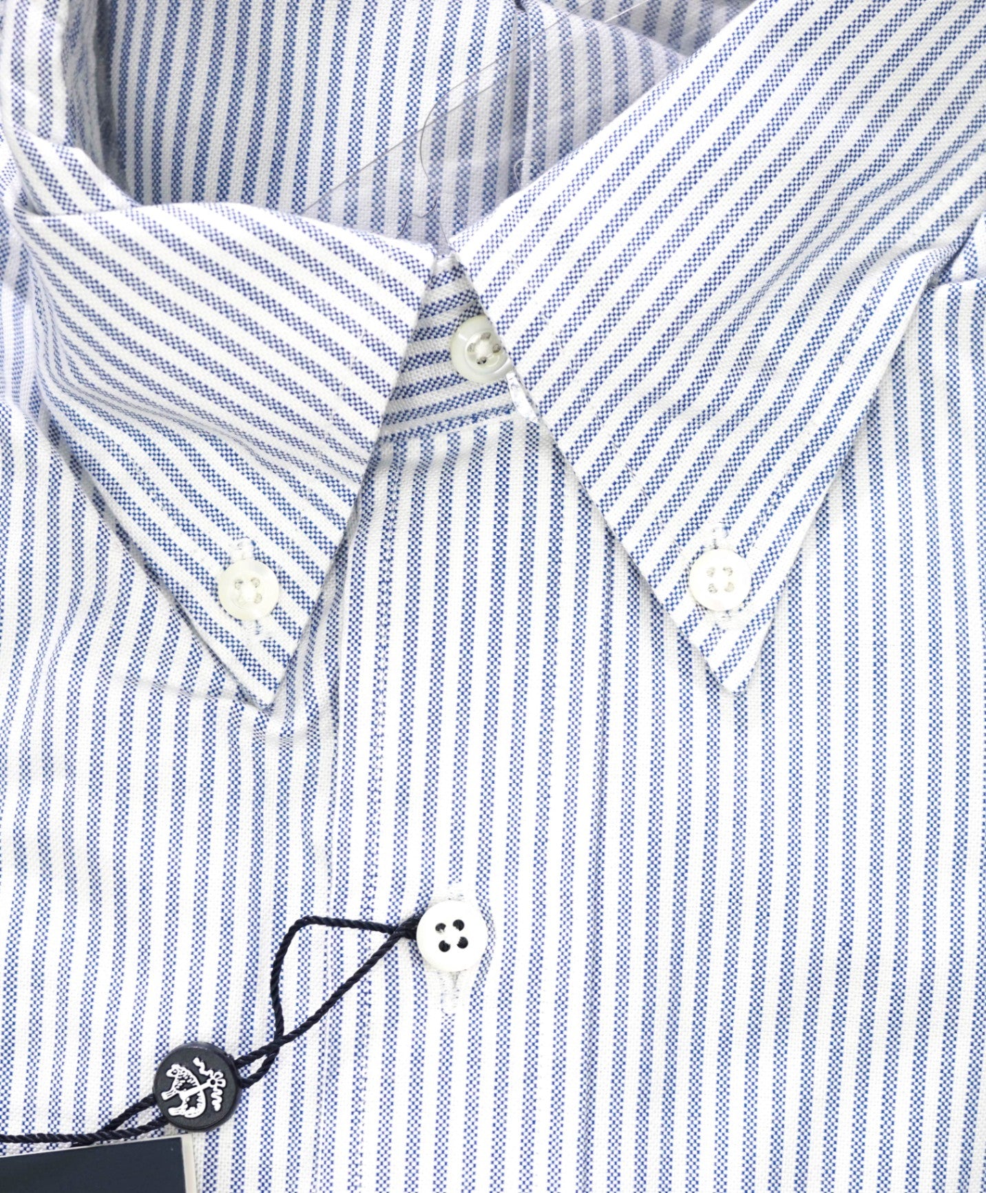 $198 BROOKS BROTHERS - Blue Stripe MADE IN USA REGENT Shirt - 16 - 32