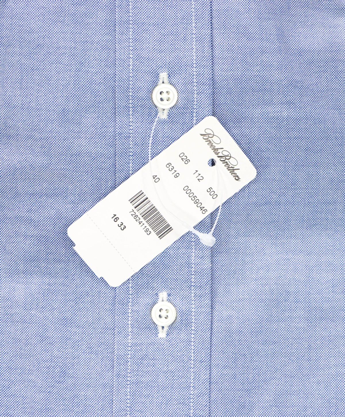 $198 BROOKS BROTHERS - Blue MADE IN USA REGENT Shirt - 16 - 33